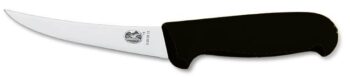 Victorinox uitbeenmes krom smal 12cm. zwart Fibrox heft