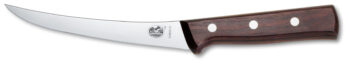 Victorinox uitbeenmes krom smal 15cm. recht hout heft