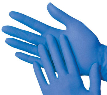 handschoentjes Nitril, maat M (7-8) blauw