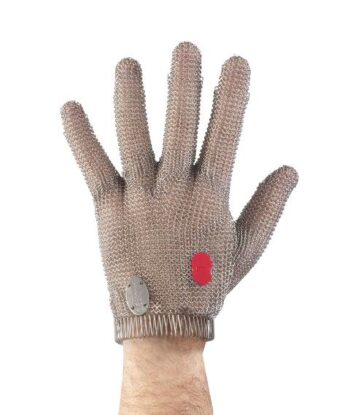 Niroflex 2000 handschoen, rood M-3 zonder manchet, met haaksluiting