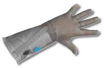 Niroflex 2000 handschoen, bruin XXS-0 met 19cm manchet, met haaksluiting