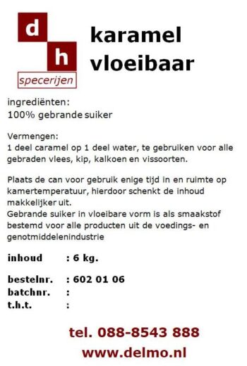 DH, 6kg Karamel vloeibaar
