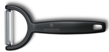 Victorinox Ypso dunschiller, getand dubbelsnijdend, zwart