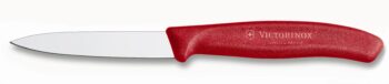 Victorinox Classic schilmes 8cm. glad met punt, rood heft