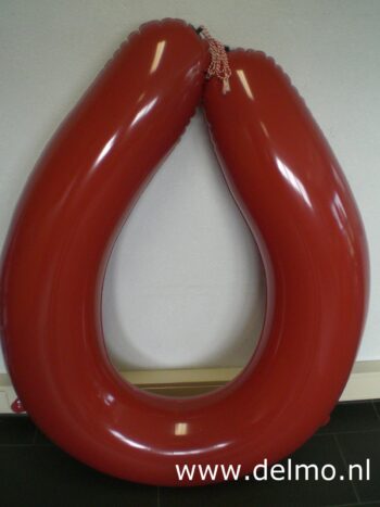 opblaasbare rookworst, ca. 135x100cm.