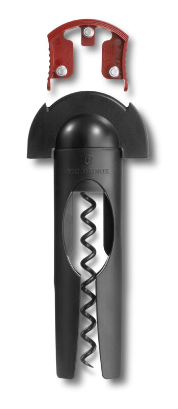 Victorinox kurkentrekker, zwart met kapselsnijder