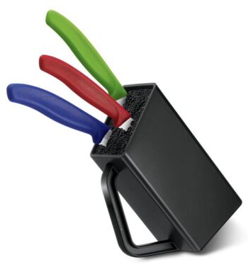 Victorinox kunststof messenblokje, zwart leeg