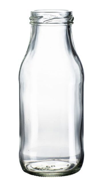 fles 260ml. (halsdiam=43mm) incl. dop: