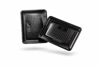 vleeswaren-schaaltje 12x18, zwart