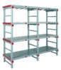 Rea rekwerk 1500x400x1600mm (lxdxh) met 4 schappen, TR=400mm.