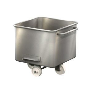 Delmo rvs normwagen 200 liter