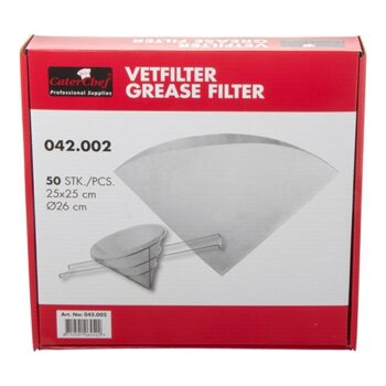 doos a 50 conische vetfilters [Ø26cm.]